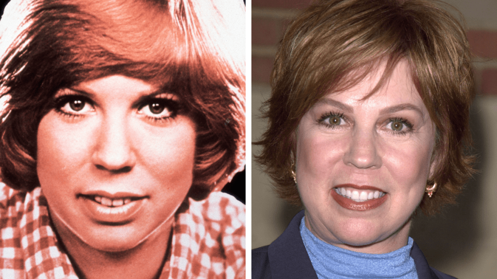 Vicki Lawrence in 1970 and 2023