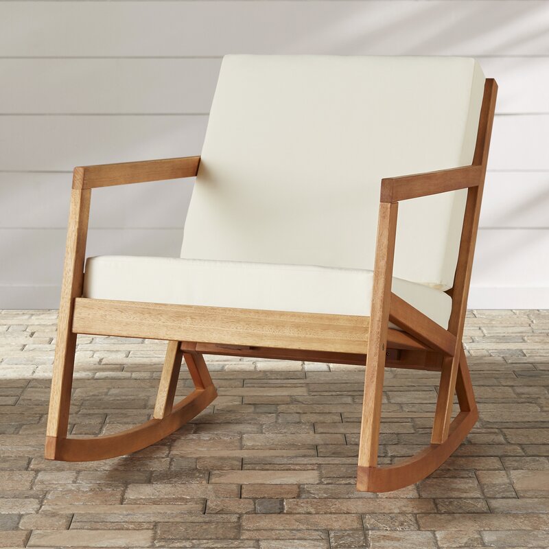 modern outdoor rocking chair