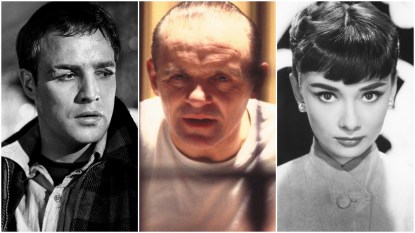 Marlon Brando, Anthony Hopkins and Audrey Hepburn