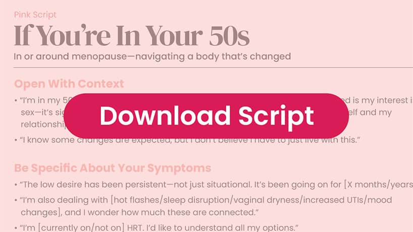 Women in their 50s