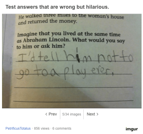 Funniest Kids Test Answers Woman S World