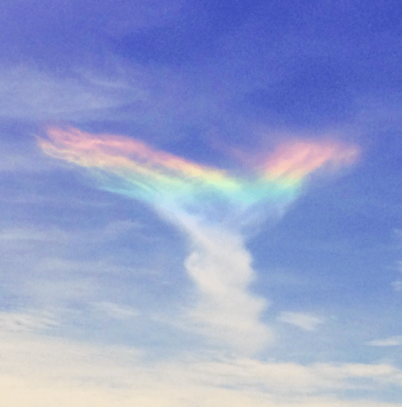 Rainbow Fire Cloud