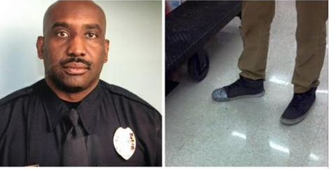Cop Buys Shoes