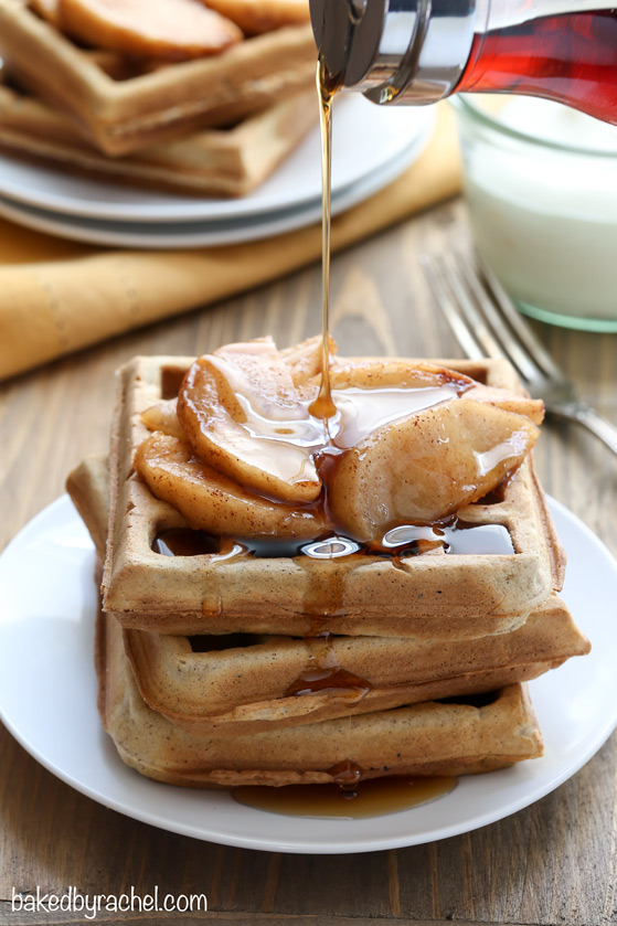 Dessert For Breakfast Apple Pie Waffles