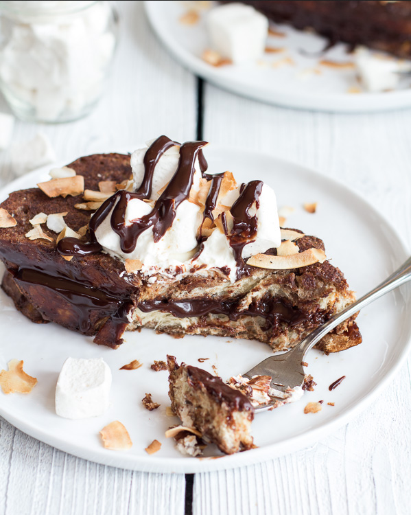Dessert For Breakfast Hot Chocolate French Toast