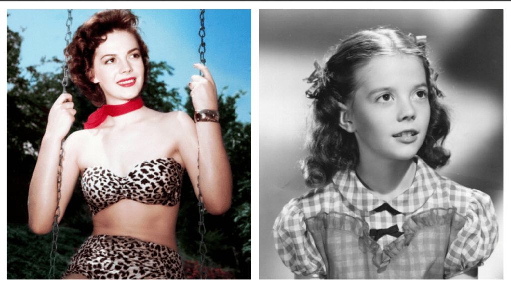 starlet as child Natalie Wood