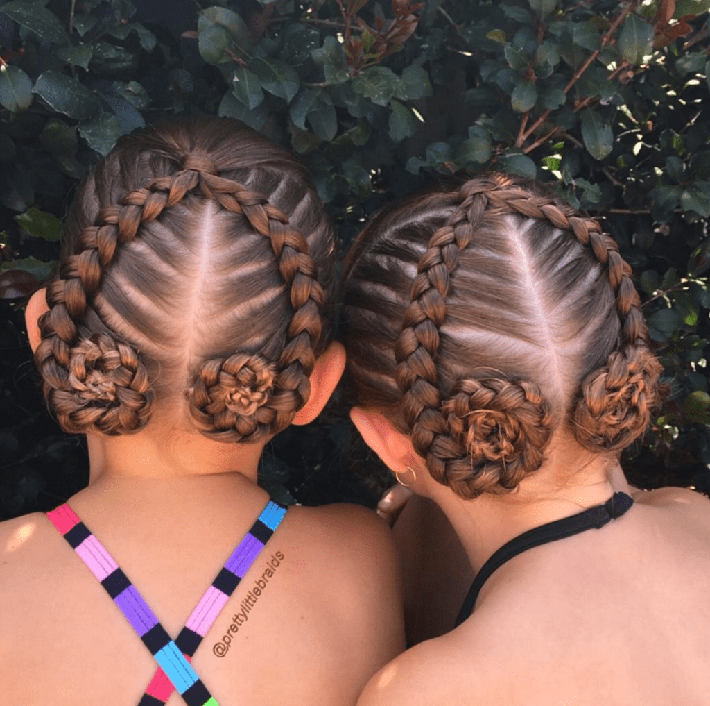 recital Dutch swirl braid