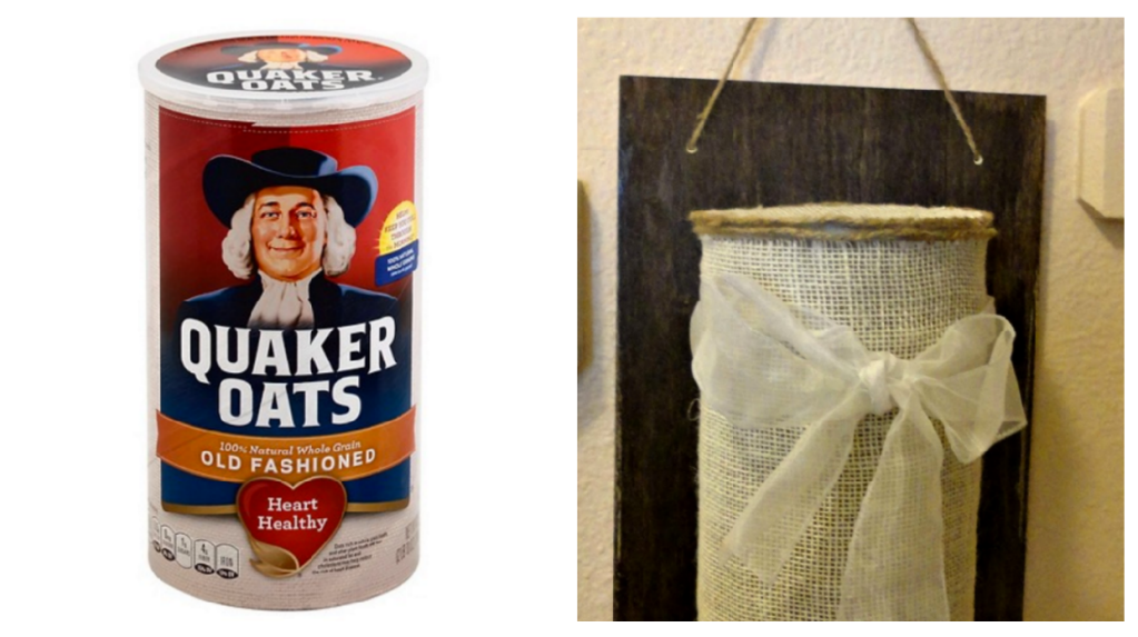 trash bag storage oatmeal