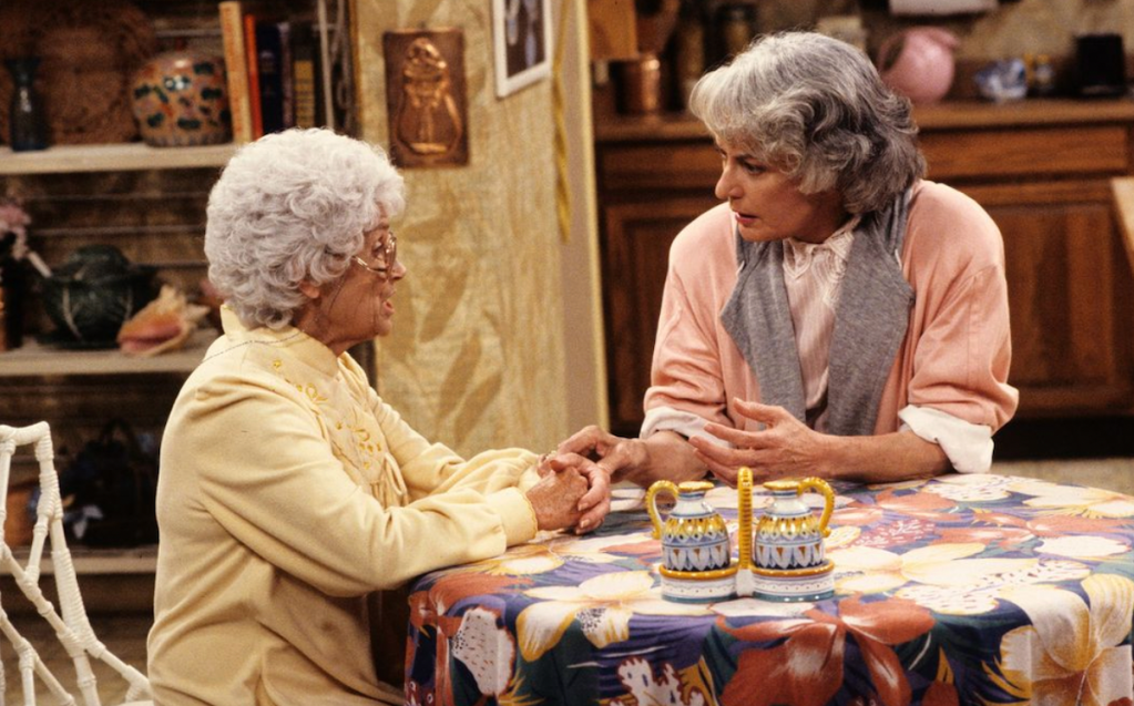 Estelle Getty and Bea Arthur in 'The Golden Girls'