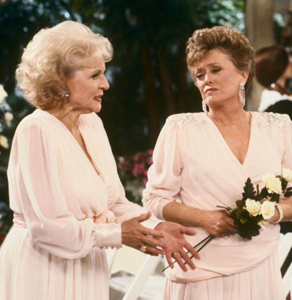 Betty White and Rue McClanahan in 'The Golden Girls'