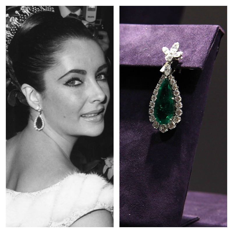 Emerald and Diamond Earrings
