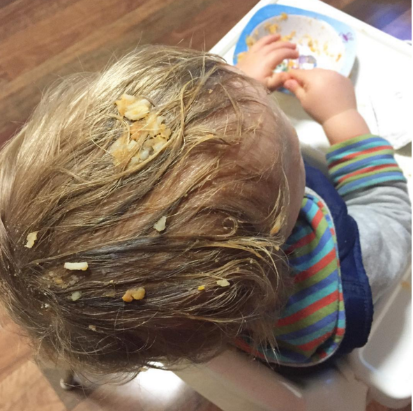 Food-in-hair