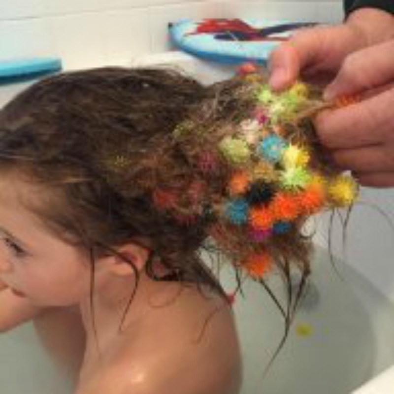 Kids Hair Tangles Sister Bunchem