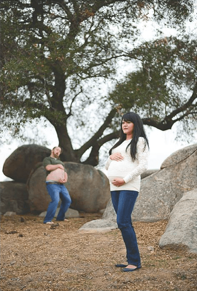 Maternity Photobombs Belly 2