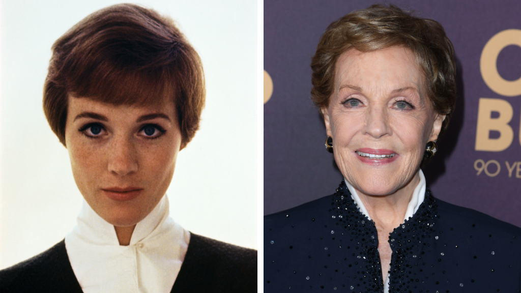 Julie Andrews in 1966 and 2023