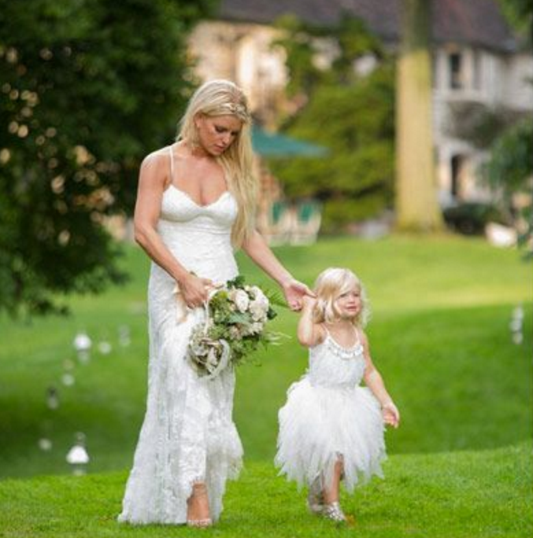 Celeb Moms Dressed Like Kids Jessica Simpson