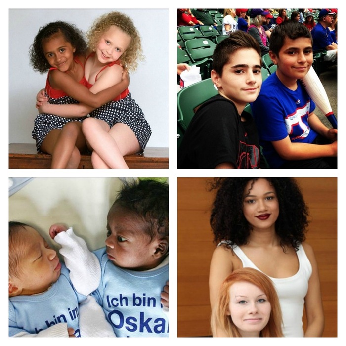 Different Twins Collage