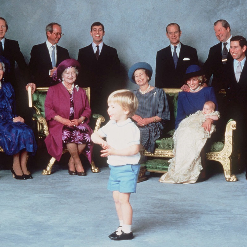 Royal Kids Being Kids Prince William Prince Harry Christening 1984