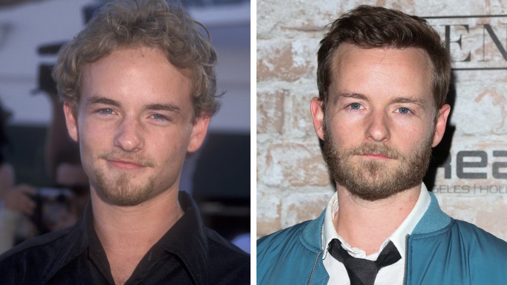Christopher Masterson in 1999 and 2017