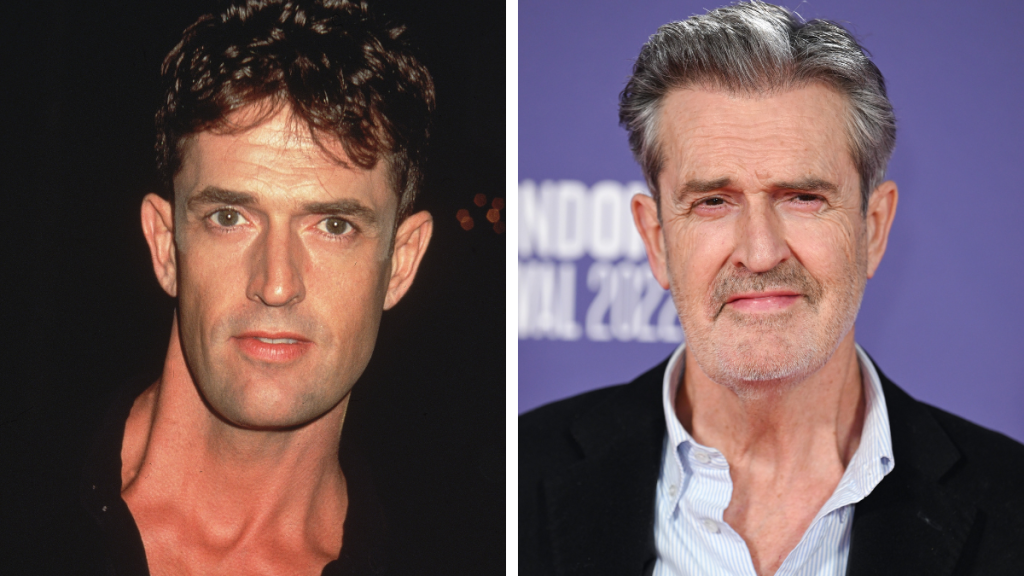 Rupert Everett in 1997 and 2022