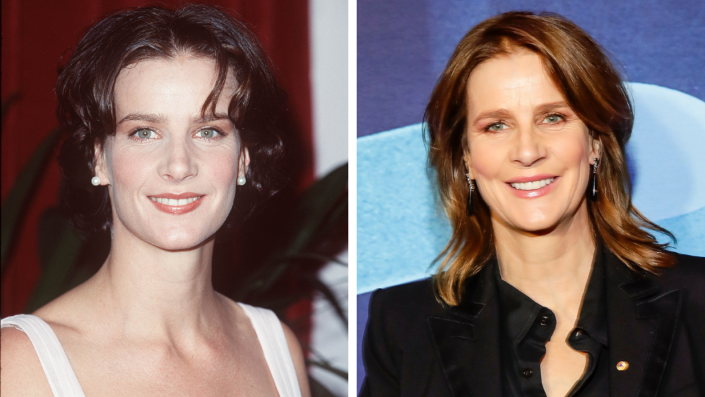 Rachel Griffiths in 1999 and 2022