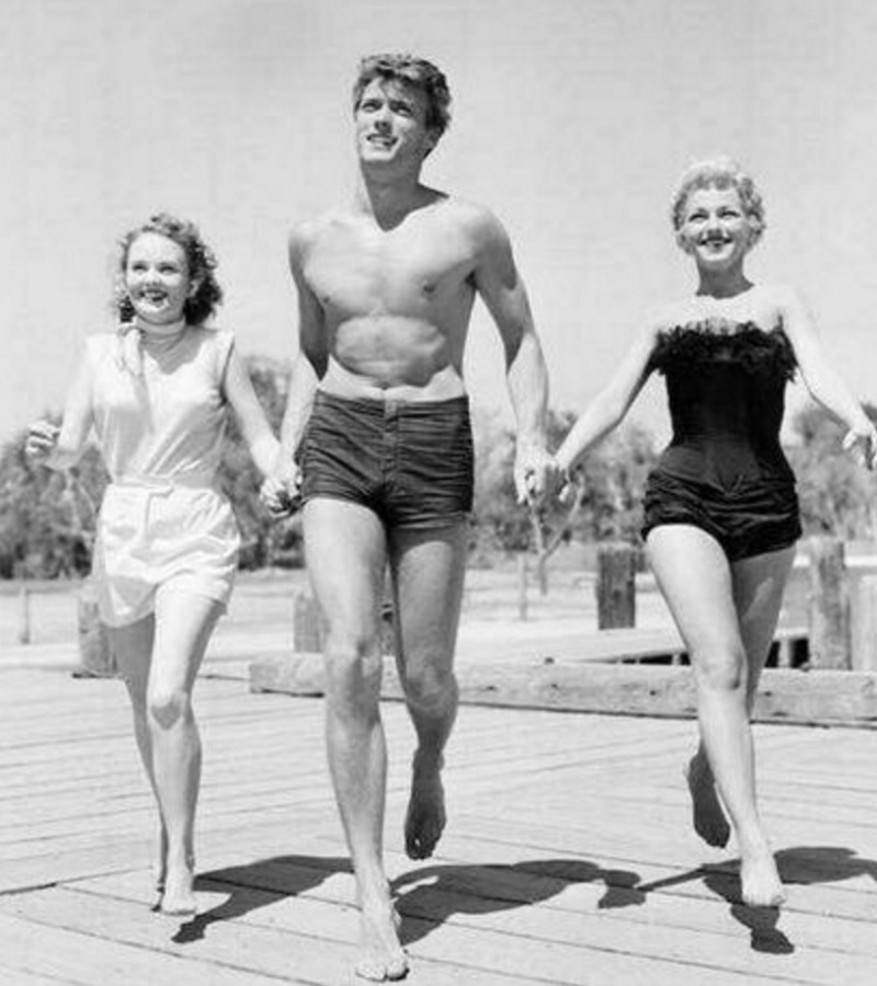 Celebrity Beach Photos Clint Eastwood