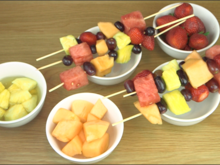 boozy fruit kabobs