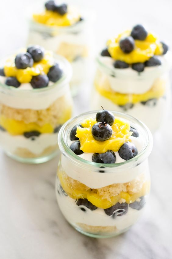Pioneer Woman Recipes 4th Of July Desserts Blueberry Lemon Trifles