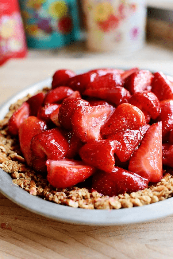 Pioneer Woman Recipes 4th Of July Desserts Strawberry Pretzel Pie