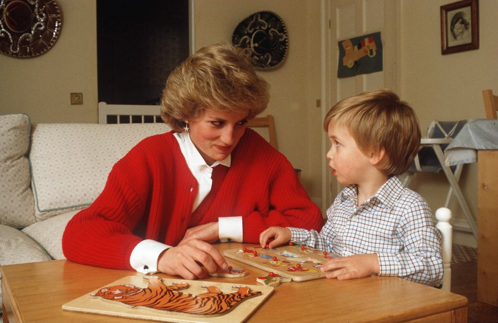 Prince William Princess Diana 1985
