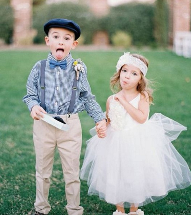Ring Bearer Flower Girl Funny Faces