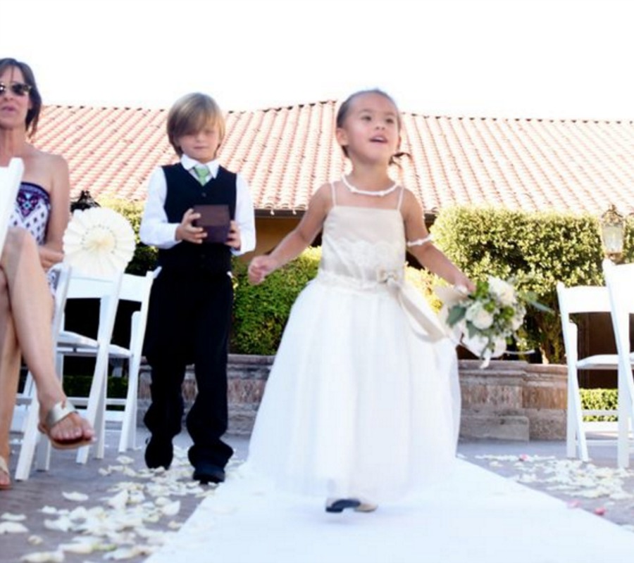 Ring Bearer Flower Girl Won T Walk Together