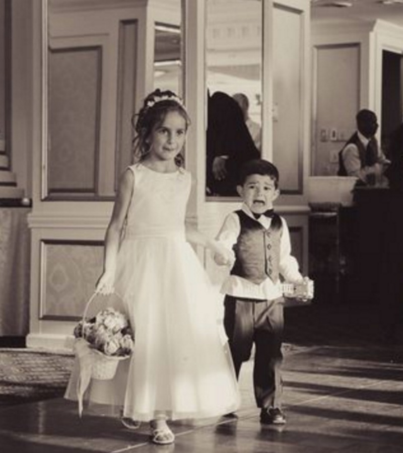 Ring Bearers Flower Girls Screaming Boy