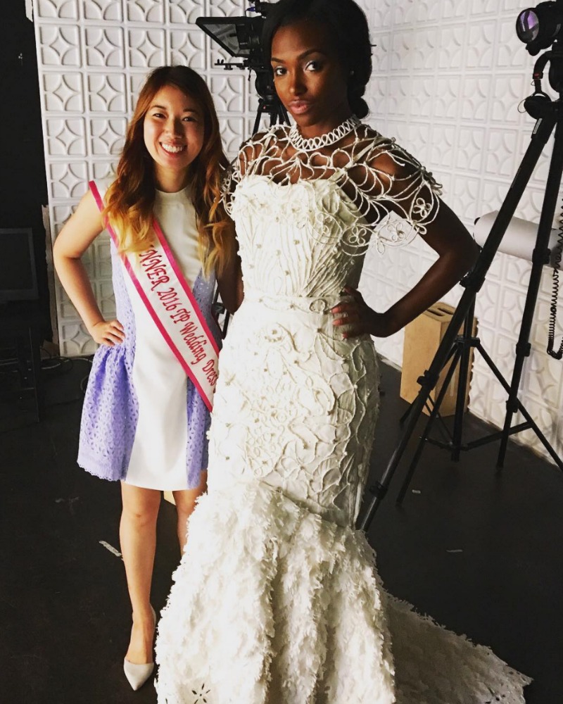 Toilet Paper Wedding Dress Winner