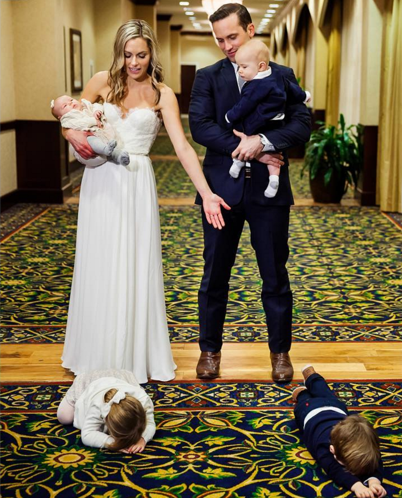 Wedding Photo Toddler Tantrum