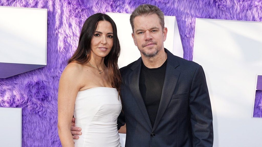 Luciana and Matt Damon, 2024