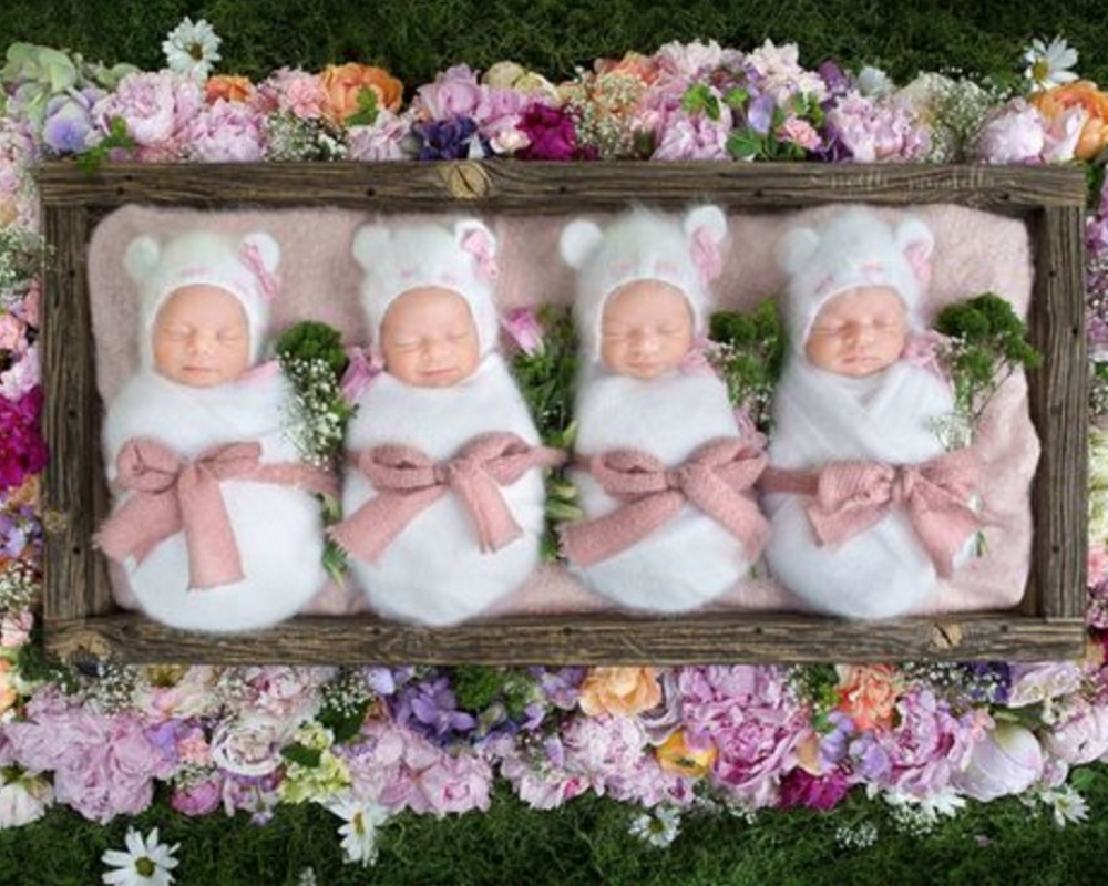 Adorable Multiples Photo Shoot Bears