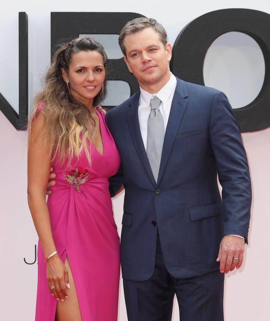 Matt Damon And Wife