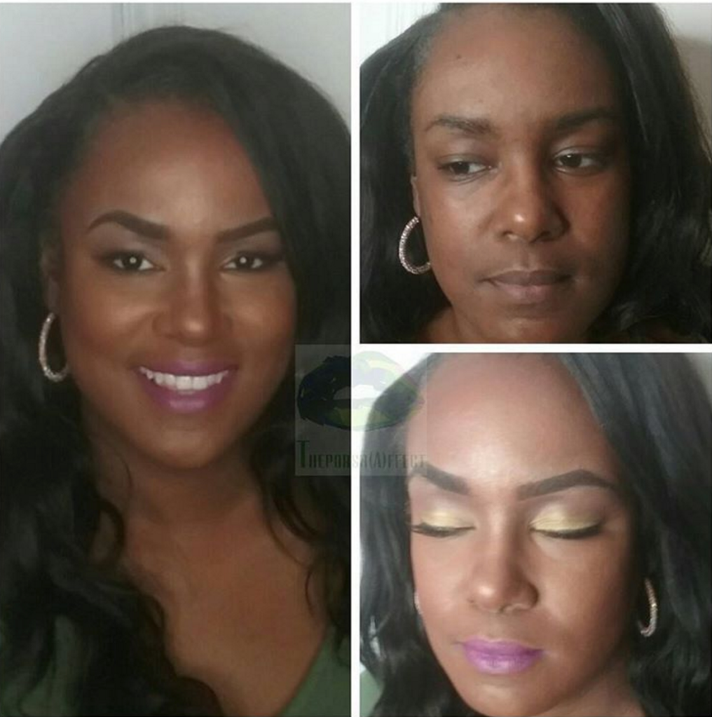 Milk of Magnesia Before and After Makeup 1