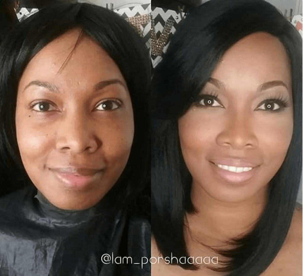 Milk of Magnesia Before and After Makeup 3