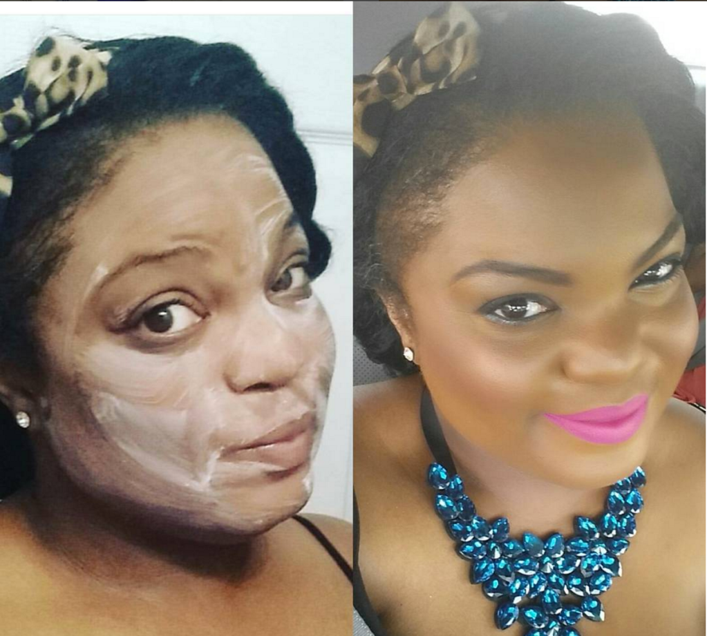 Milk of Magnesia Before and After Makeup 4