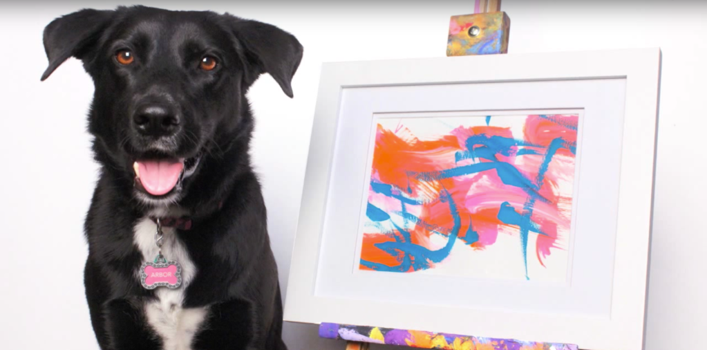 Arbor Painting Dog