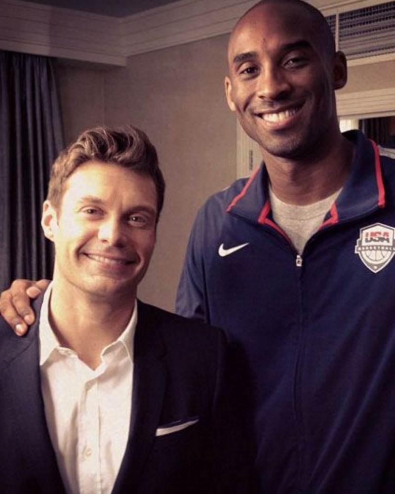 Olympics Height Differences Ryan Seacrest Kobe