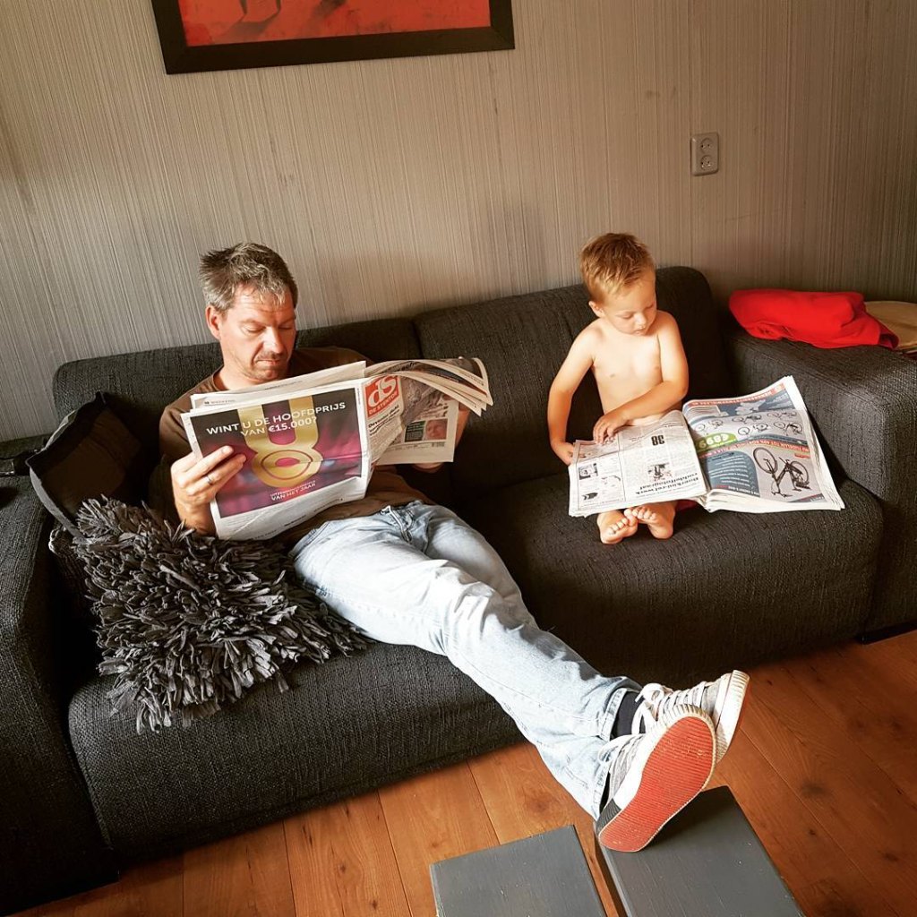 kids acting like dads