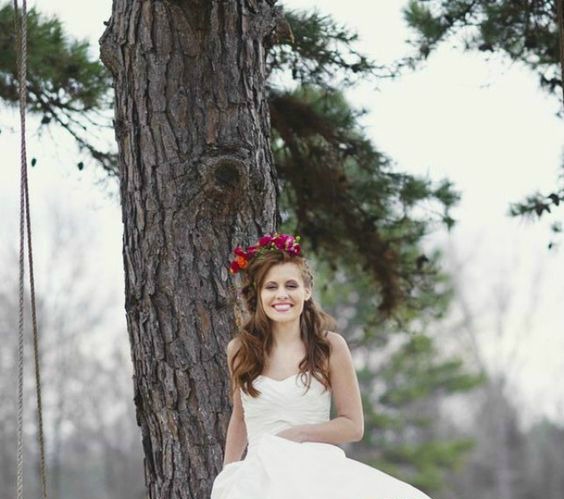 Floral Wedding Dress 1