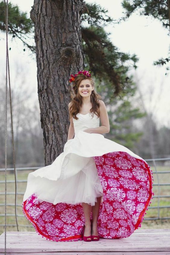 Floral Wedding Dress