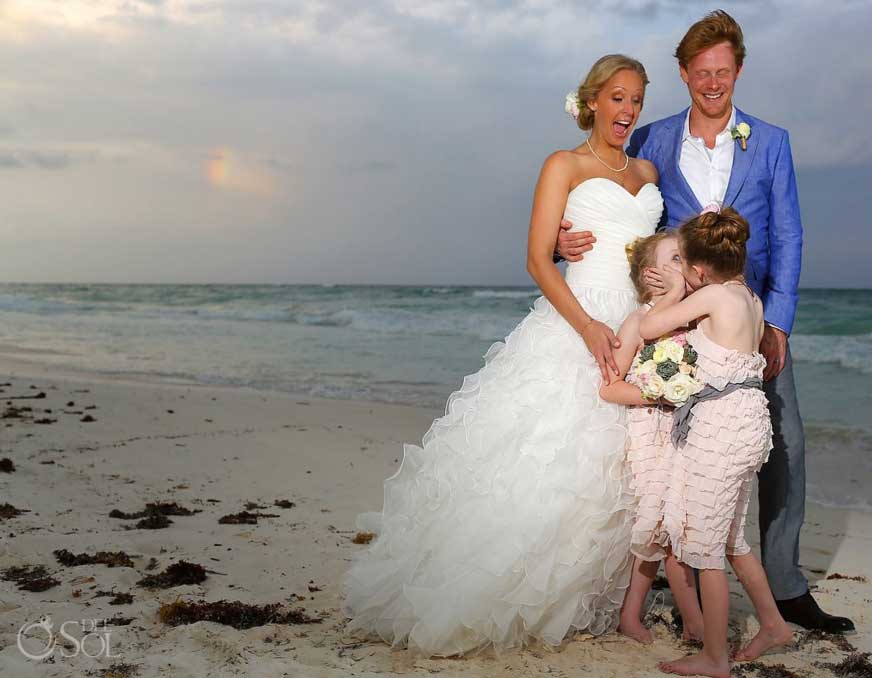 Kid Photobombs Wedding 8