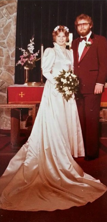 Moms Wedding Dress Repurposed 1