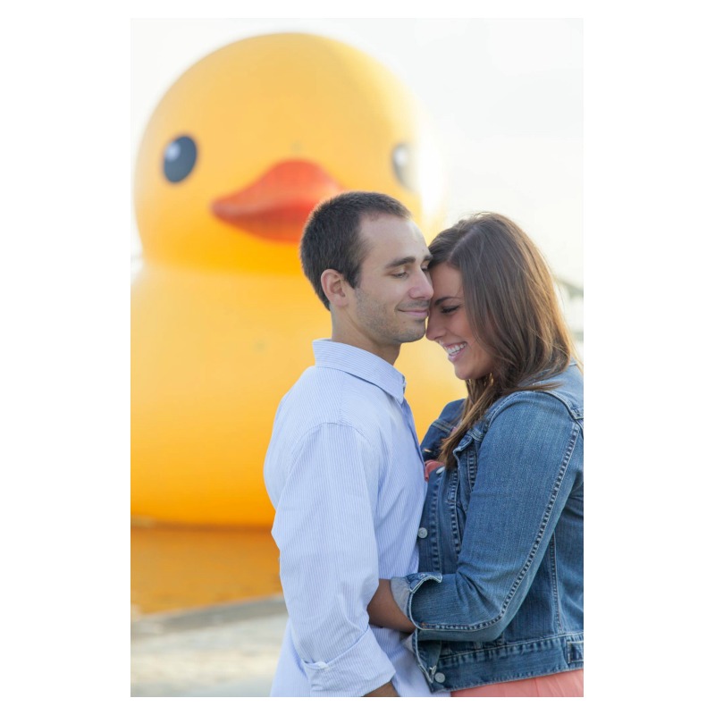 Engagement Photobombs Duck