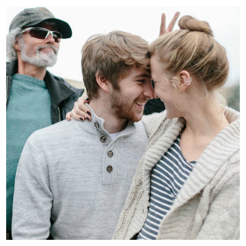 Engagement Photobombs Passerby